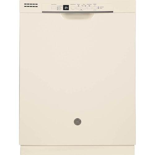 GE - 24" Front Control Tall Tub Built-In Dishwasher - Bisque