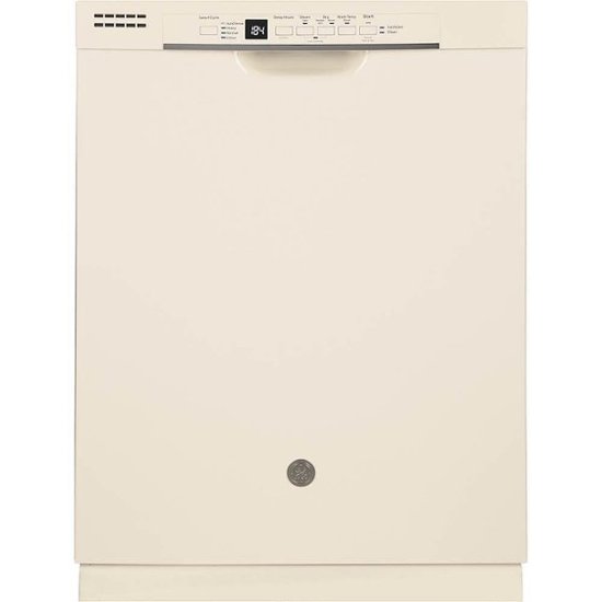 GE 24" Front Control Tall Tub BuiltIn Dishwasher Bisque GDF530PGMCC
