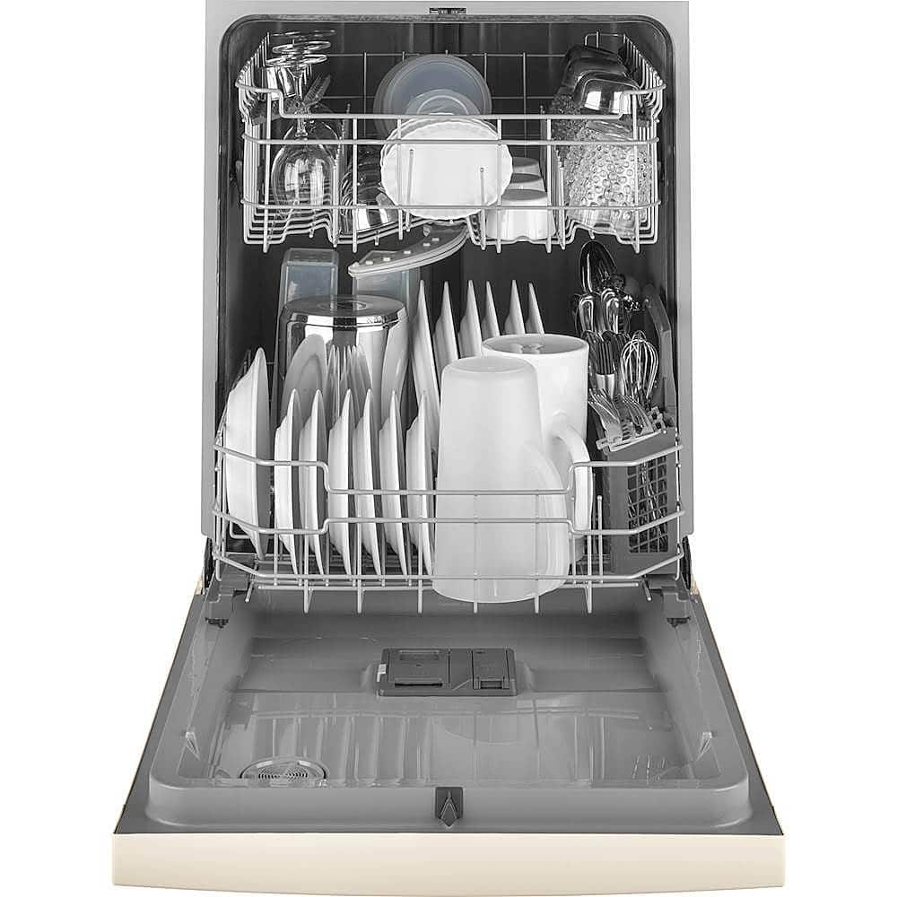 Best Buy: GE 24 Tall Tub Built-In Dishwasher Bisque GDF570SGJCC