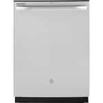 GE - 24" Top Control Tall Tub Built-In Dishwasher - Stainless steel - Front_Standard