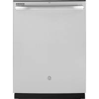 GE - 24" Top Control Tall Tub Built-In Dishwasher - Stainless Steel - Front_Zoom