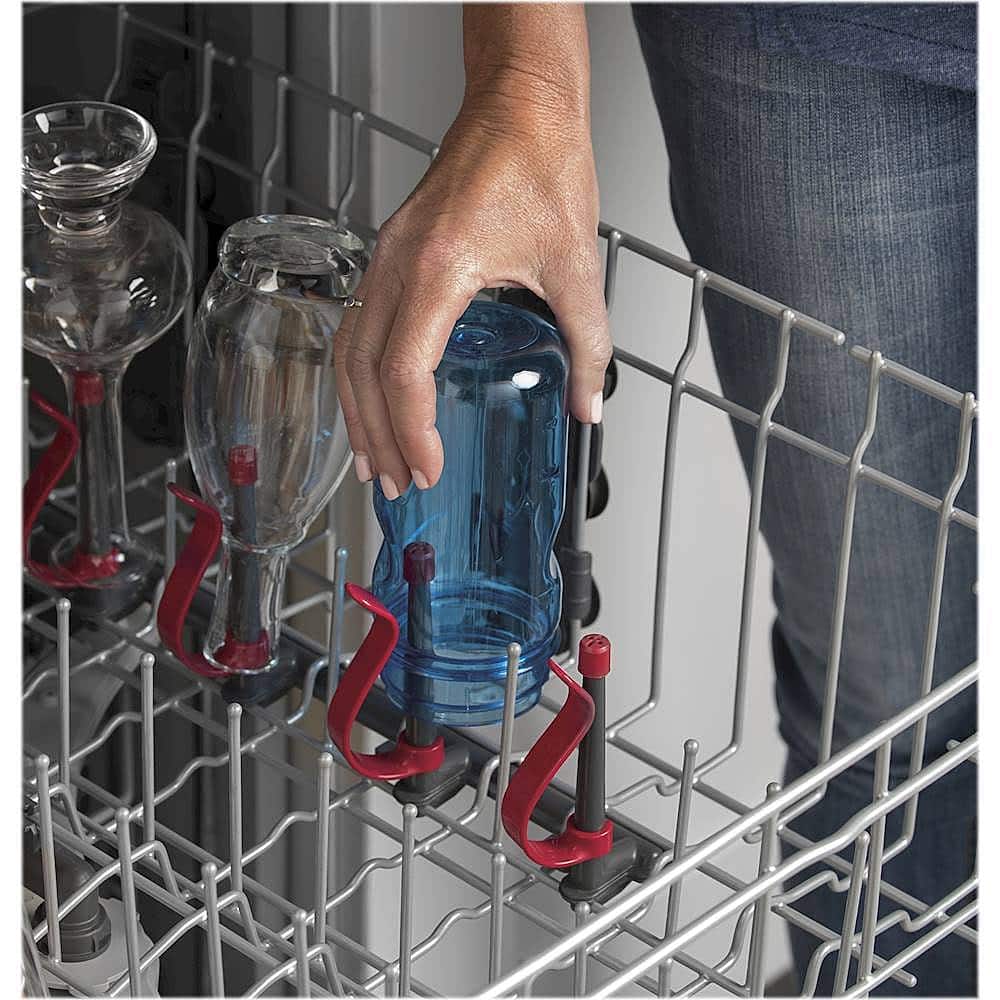 Alt View 25. GE - 24" Top Control Tall Tub Built-In Dishwasher - Stainless Steel.