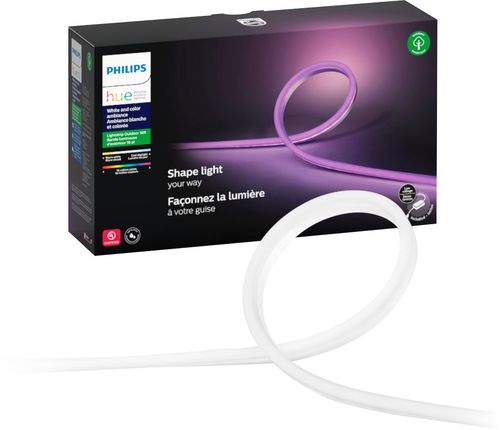 Philips - Hue White and Color Ambiance Outdoor 5m Lightstrip - White was $159.99 now $119.99 (25.0% off)