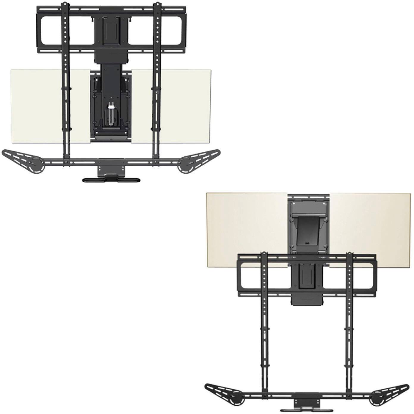 Alt View 11. MantelMount - Pull Down TV Wall Mount for Most 45" - 90" TVs - Black.