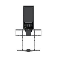 MantelMount - Pull Down TV Wall Mount for Most 55" - 100" TVs - Black - Front_Zoom