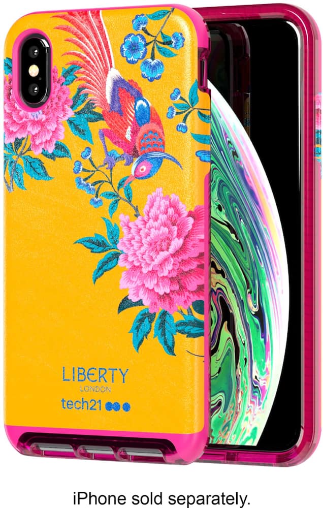 liberty london evo luxe case for apple iphone xs max - yellow liberty london evo luxe case for apple iphone xs max - yellow