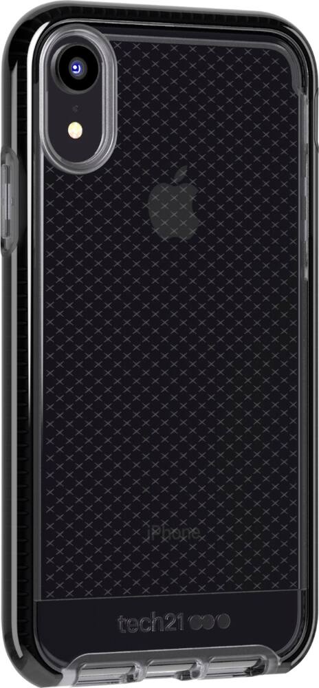 evo check case for apple iphone xr - black/smokey