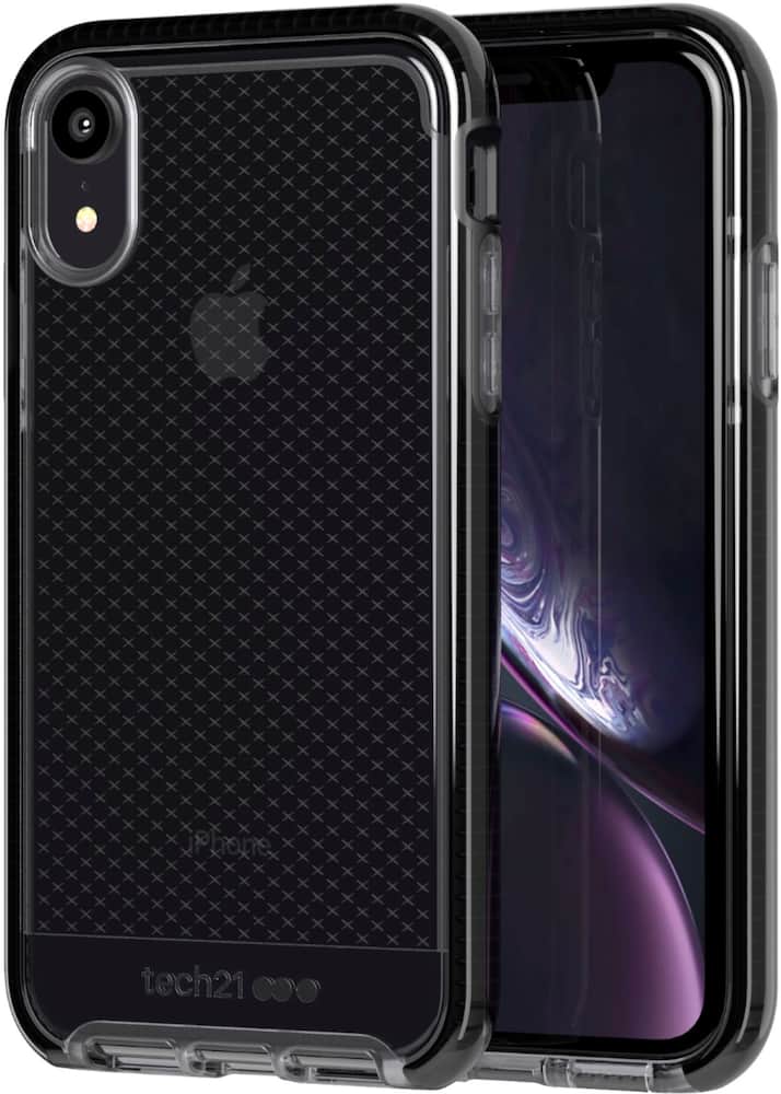 evo check case for apple iphone xr - black/smokey evo check case for apple iphone xr - black/smokey