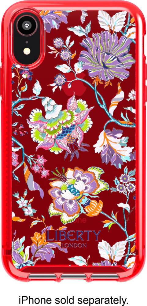liberty london pure clear case for apple iphone xr - red liberty london pure clear case for apple iphone xr - red