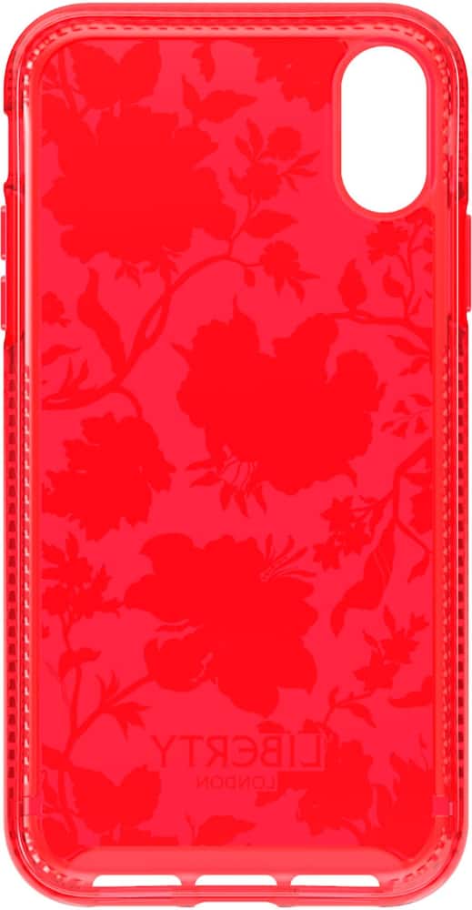 liberty london pure clear case for apple iphone xr - red liberty london pure clear case for apple iphone xr - red