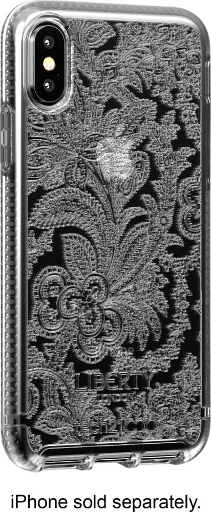 liberty london pure clear case for apple iphone xs max - clear