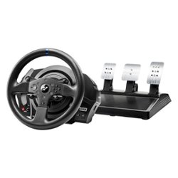 Thrustmaster - T300RS GT Racing Wheel and 3 Pedals for PlayStation 4, PlayStation 5, PC - Black - Front_Zoom