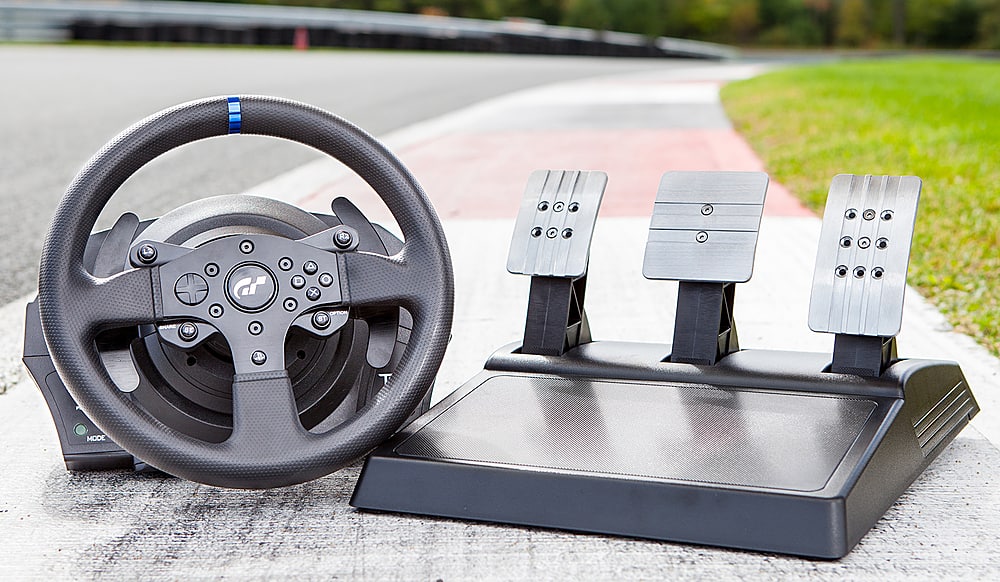 Best Buy: Thrustmaster T300RS GT Racing Wheel and 3 Pedals for 