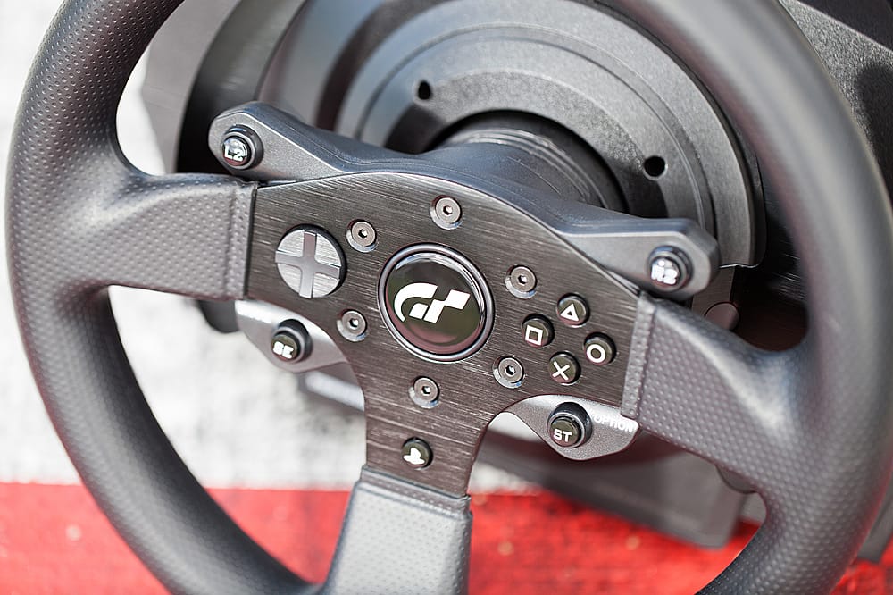 Alt View 17. Thrustmaster - T300RS GT Racing Wheel and 3 Pedals for PlayStation 4, PlayStation 5, PC - Black.