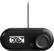 The text on the image is "Hi-Res 96KHz 24bit DTS OFF VOL MIH L R steelseries." This text describes the audio capabilities of the device, which include high-resolution sound quality, a sampling rate of 96KHz, and a bit depth of 24 bits. The device also has a DTS off setting, which may indicate that the DTS audio format is not being used. The steelseries brand is also mentioned, which suggests that the device is part of the steelseries product line.