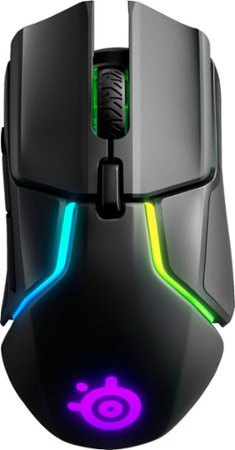 SteelSeries - Rival 650 Wireless Optical Gaming Mouse with RGB Lighting - Black
