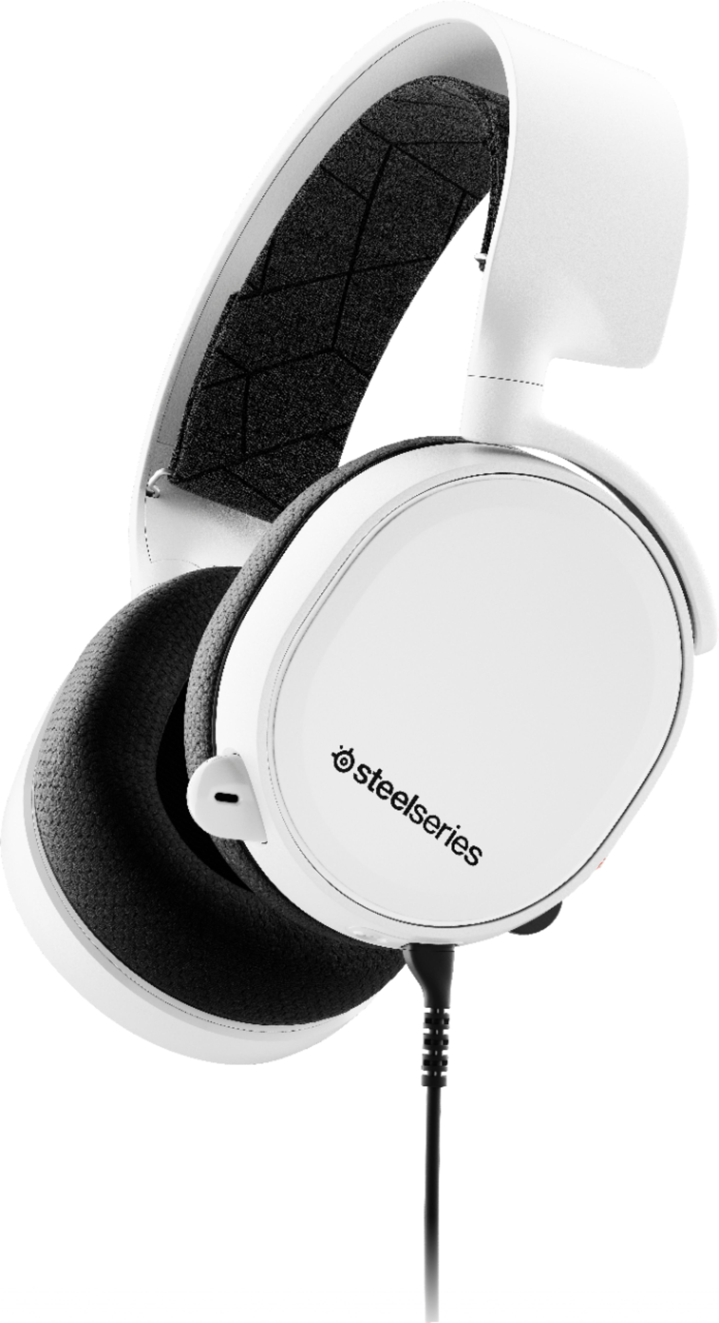 SteelSeries - Arctis 3 Wired Stereo Gaming Headset for PC, PlayStation 4, Xbox One, Nintendo Switch, VR, Android and iOS - White