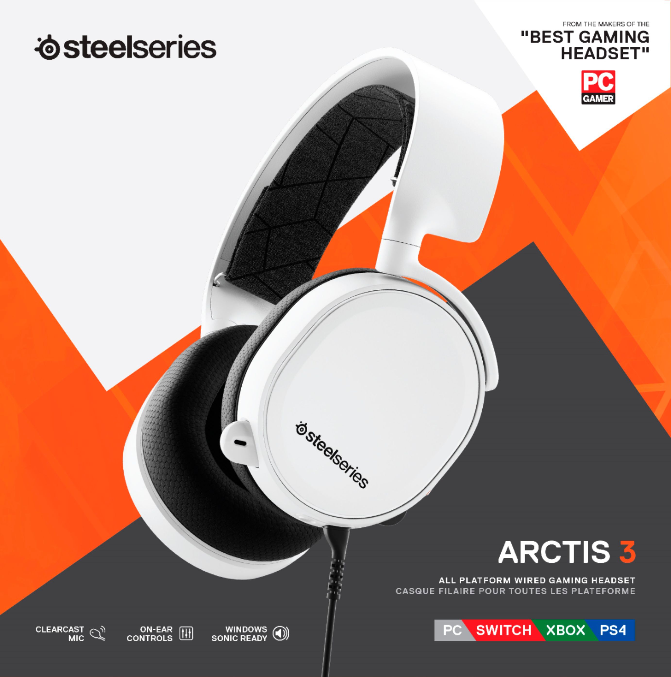 arctis 3 console edition wired gaming headset
