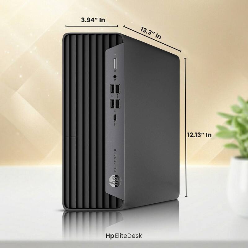 3.94" In  
13.3" In  
12.13" In  

Hp EliteDesk
