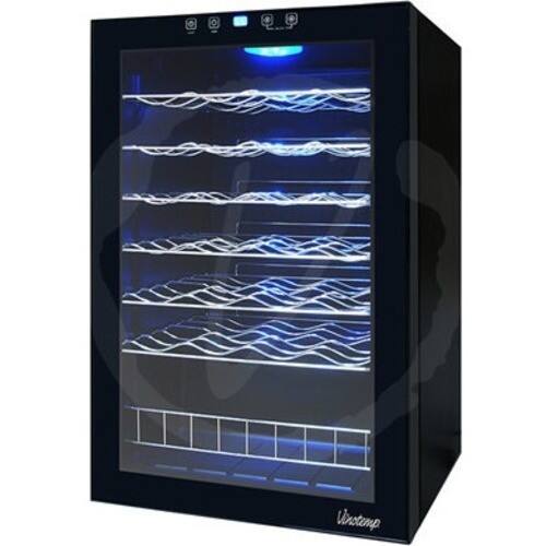 Vinotemp Wine Cooler Black VT48TS Best Buy