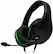 Front. HyperX - CloudX Stinger Core Wired Gaming Headset for Xbox X|S and Xbox One - Black and green.