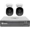 Swann - 4580 4-Channel, 2-Camera Indoor/Outdoor Wired 1080p 1TB DVR Surveillance System-Front_Standard