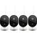 Front. Swann - Indoor/Outdoor 1080p Wi-Fi Wireless Security Camera (4-Pack) - Black/White.