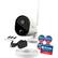 Alt View 15. Swann - Indoor/Outdoor 1080p Wi-Fi Wireless Security Camera (4-Pack) - Black/White.