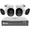 Swann - 4580 8-Channel, 4-Camera Indoor/Outdoor Wired 1080p 1TB DVR Surveillance System-Front_Standard
