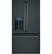 Alt View 24. Café - 27.8 Cu. Ft. French Door Refrigerator with Hot Water Dispenser, Customizable - Matte Black.