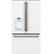 Alt View 20. Café - 27.8 Cu. Ft. French Door Refrigerator with Hot Water Dispenser, Customizable - Matte White.