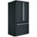 Angle Zoom. Café - 23.1 Cu. Ft. French Door Counter-Depth Refrigerator, Customizable - Matte Black.