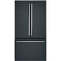 Café - 36 in. Wide 23.1 Cu. Ft. French Door Counter-Depth Smart Refrigerator with Internal Water Dispenser - Matte Black