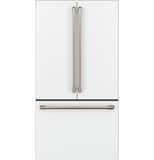 Café - 36 in. Wide 23.1 Cu. Ft. French Door Counter-Depth Smart Refrigerator with Internal Water Dispenser - Matte White