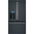 Café - 36 in. Wide 22.2 Cu. Ft. French Door Counter-Depth Smart Refrigerator with Adjustable Hot Water Dispenser - Matte Black