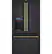 Alt View 37. Café - 22.2 Cu. Ft. French Door Counter-Depth Refrigerator, Customizable - Matte Black.