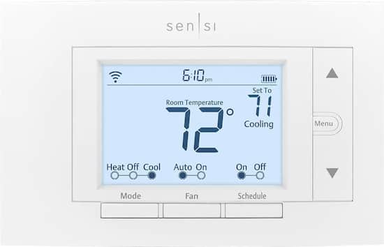 Thermostat works online with alexa
