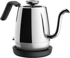 KitchenAid - KEK1025SS Precision Gooseneck Electric Kettle - Stainless Steel - Angle_Zoom