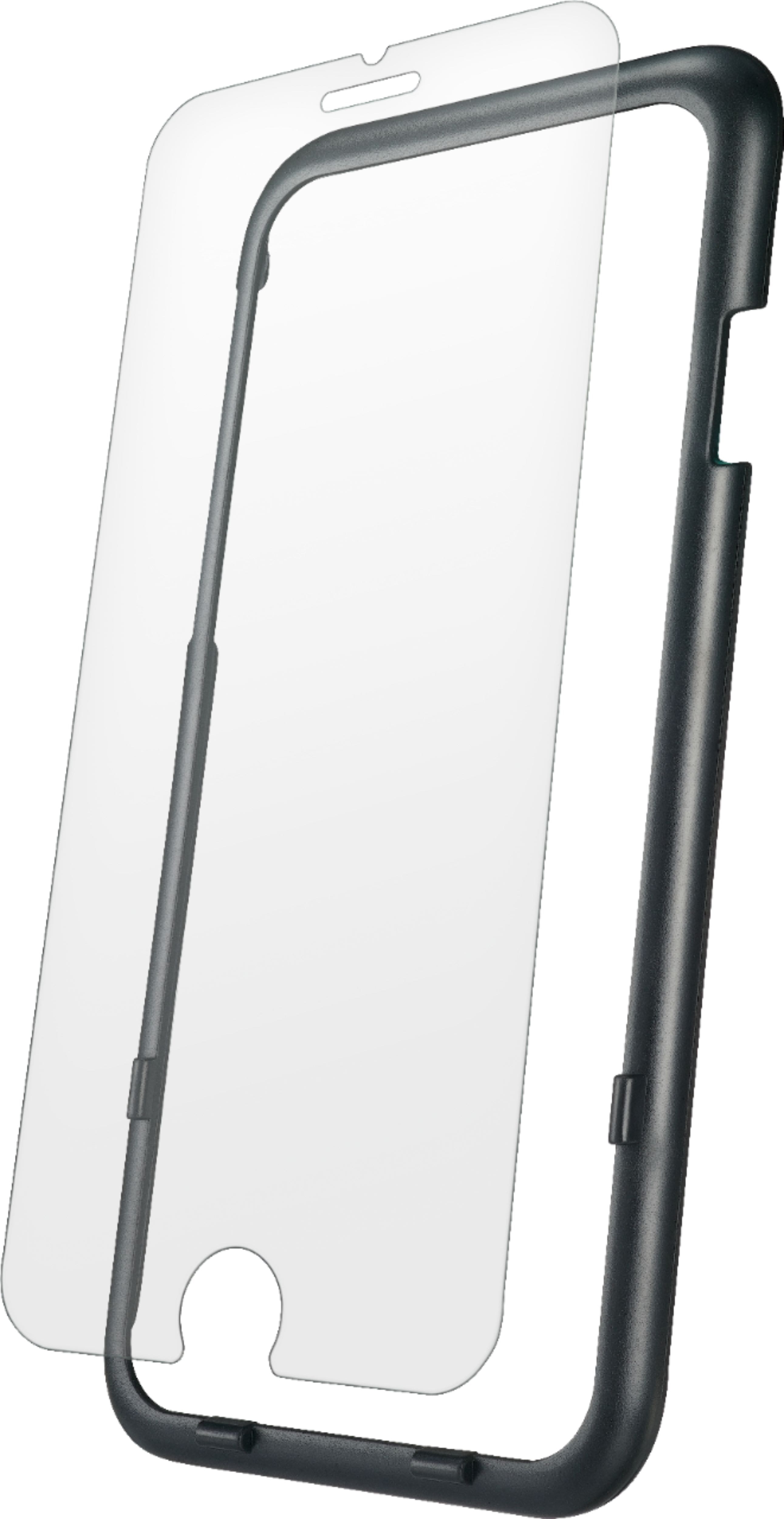 Left. Insignia™ - 2-Pack Glass Sceen Protector for Apple®iPhone® 7 Plus and 8 Plus - Clear.