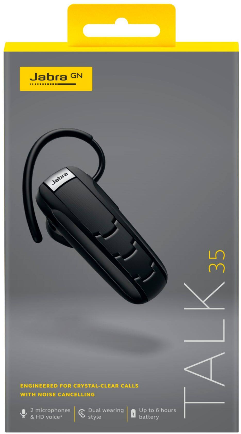 Alt View 11. Jabra - Talk 35 Bluetooth Headset - Titanium Black.