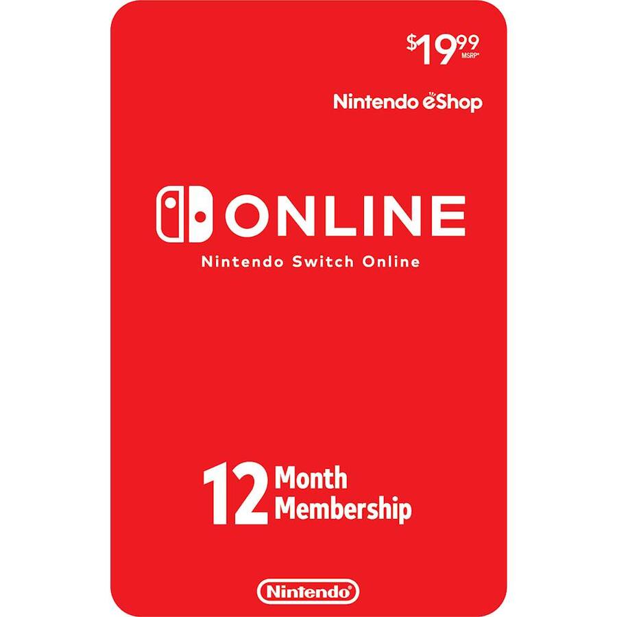 Nintendo Switch Online 12 Month Individual Membership [Digital
