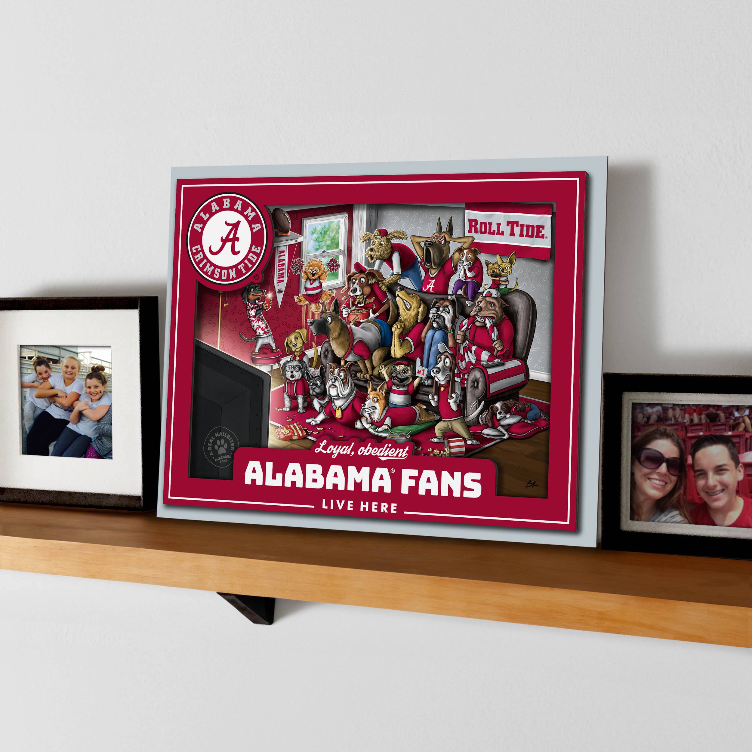 AM A CRIMSON TIDE ALABAMA - ROLL TIDE I 1 & GRA MAMAITE M - Loyal, obedient - ALABAMA FANS LIVE HERE

Corrected text from the image:
- ALABAMA CRIMSON TIDE
- ROLL TIDE
- Loyal, obedient
- ALABAMA FANS LIVE HERE