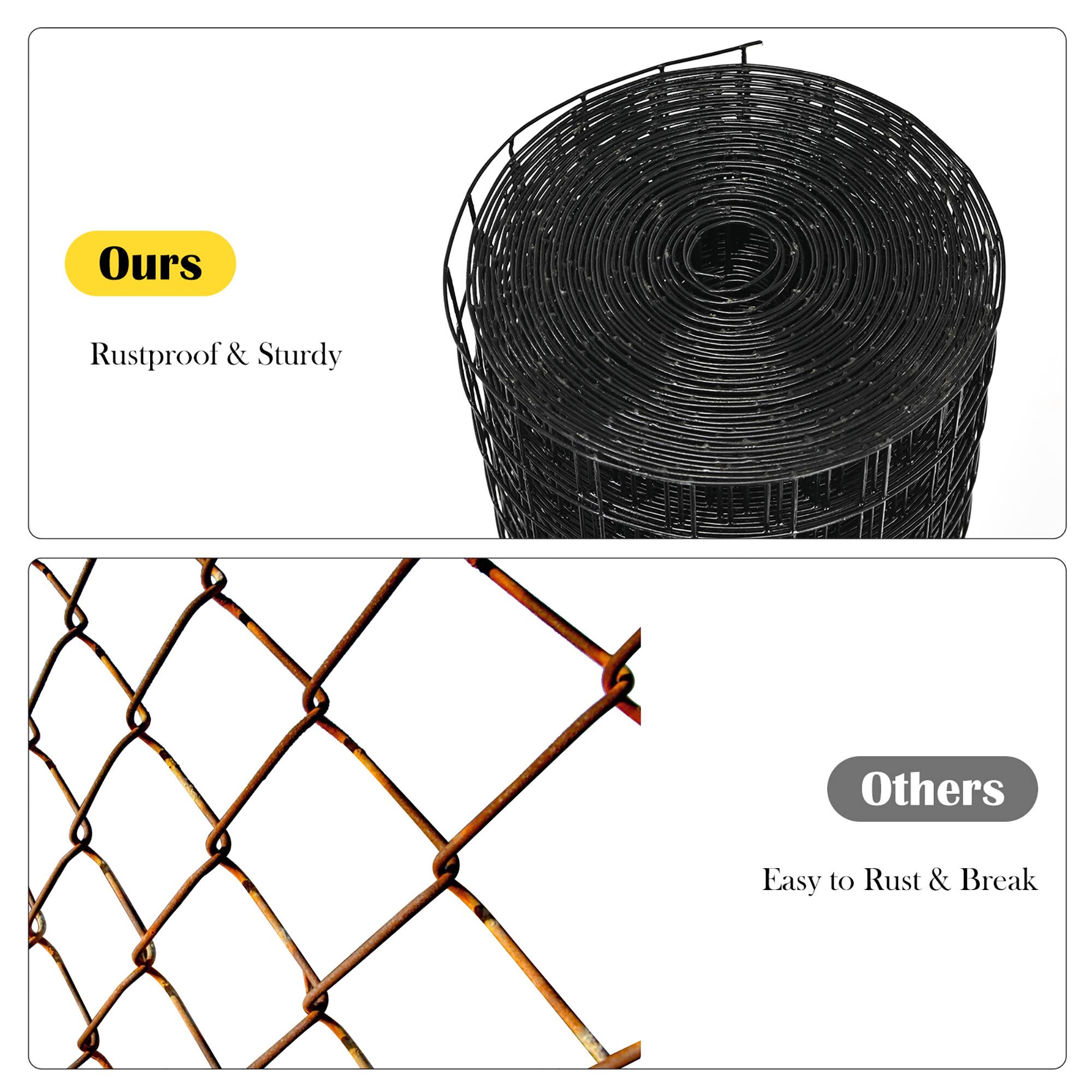 Ours: Rustproof & Sturdy
Others: Easy to Rust & Break