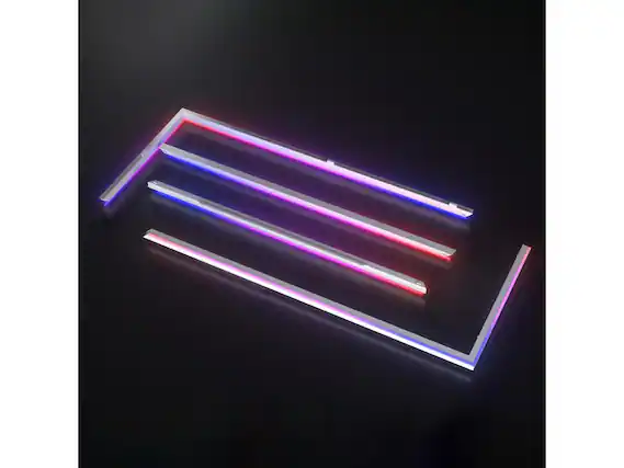 Front. Phanteks - Phanteks NV7 Premium DRGB Kit, 4x D/A-RGB LED modules for NV7 outer frame, White.