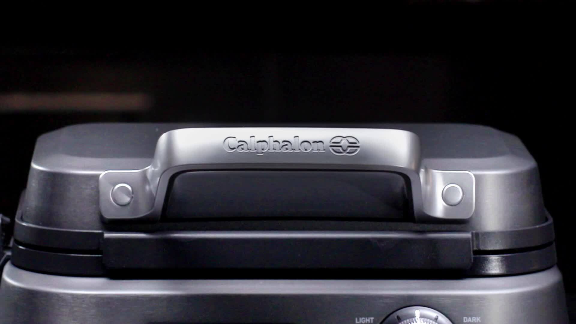 Best Buy Calphalon IntelliCrisp Waffle Maker Dark Stainless Steel CKCLWF1