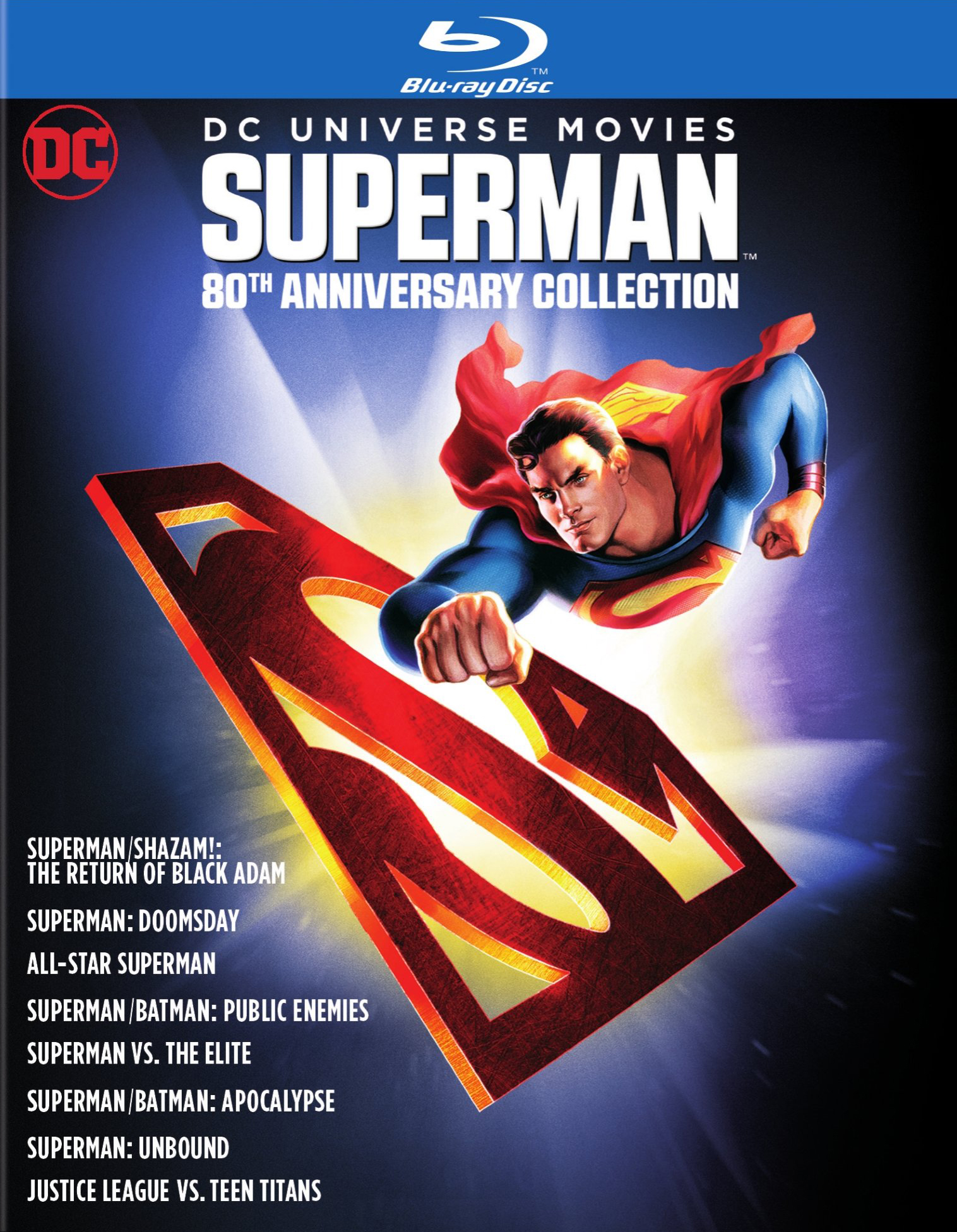 Superman: 80th Anniversary DC 8-Film Collection [Blu-ray] - Best Buy