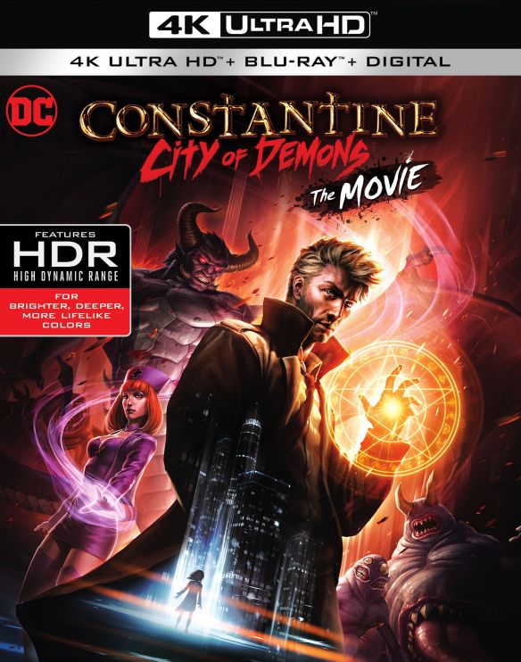 Constantine: City of Demons - The Movie [Includes Digital Copy] [4K Ultra HD Blu-ray/Blu-ray] [2018]
