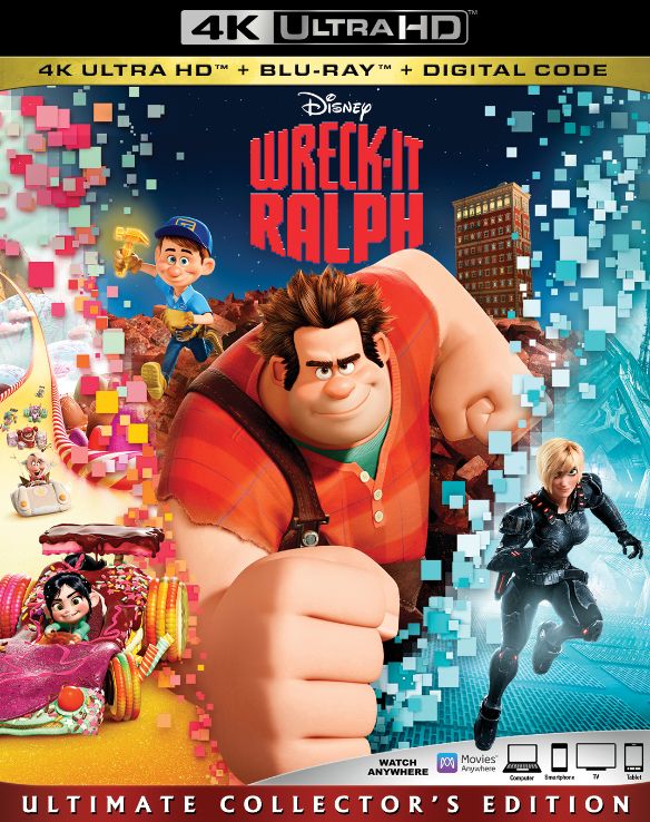 Wreck-It Ralph [Includes Digital Copy] [4K Ultra HD Blu-ray/Blu-ray] [2012]