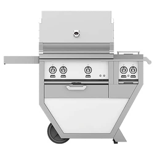 Angle View: Hestan - Deluxe Gas Grill - Froth