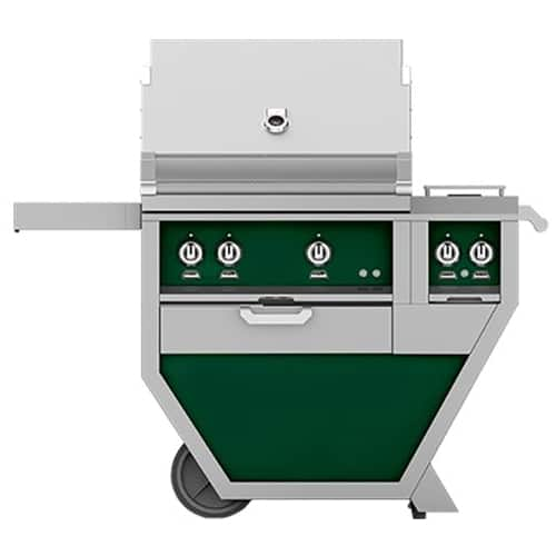 Angle View: Hestan - Deluxe Gas Grill - Grove